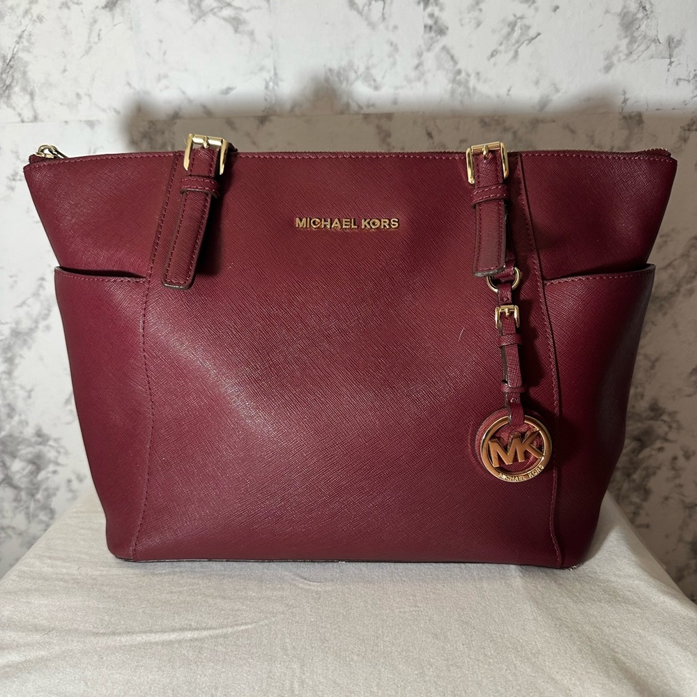 Michael Kors Marilyn Medium Saffiano Leather Tote Bag